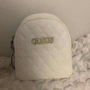 White Guess Backpack